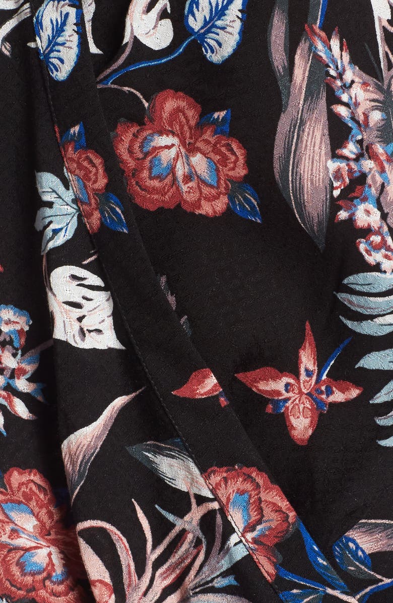 All in Favor Surplice Cold Shoulder Blouse, Alternate, color,