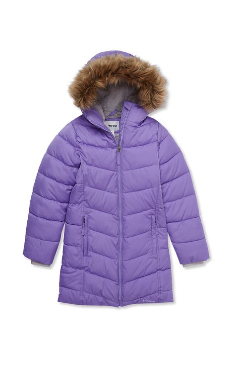 Girls Fleece Lined Coat