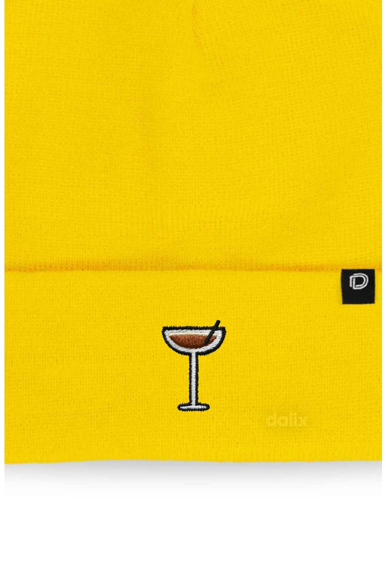 Coffee Martini Beanie Cap, Alternate, color, Yellow