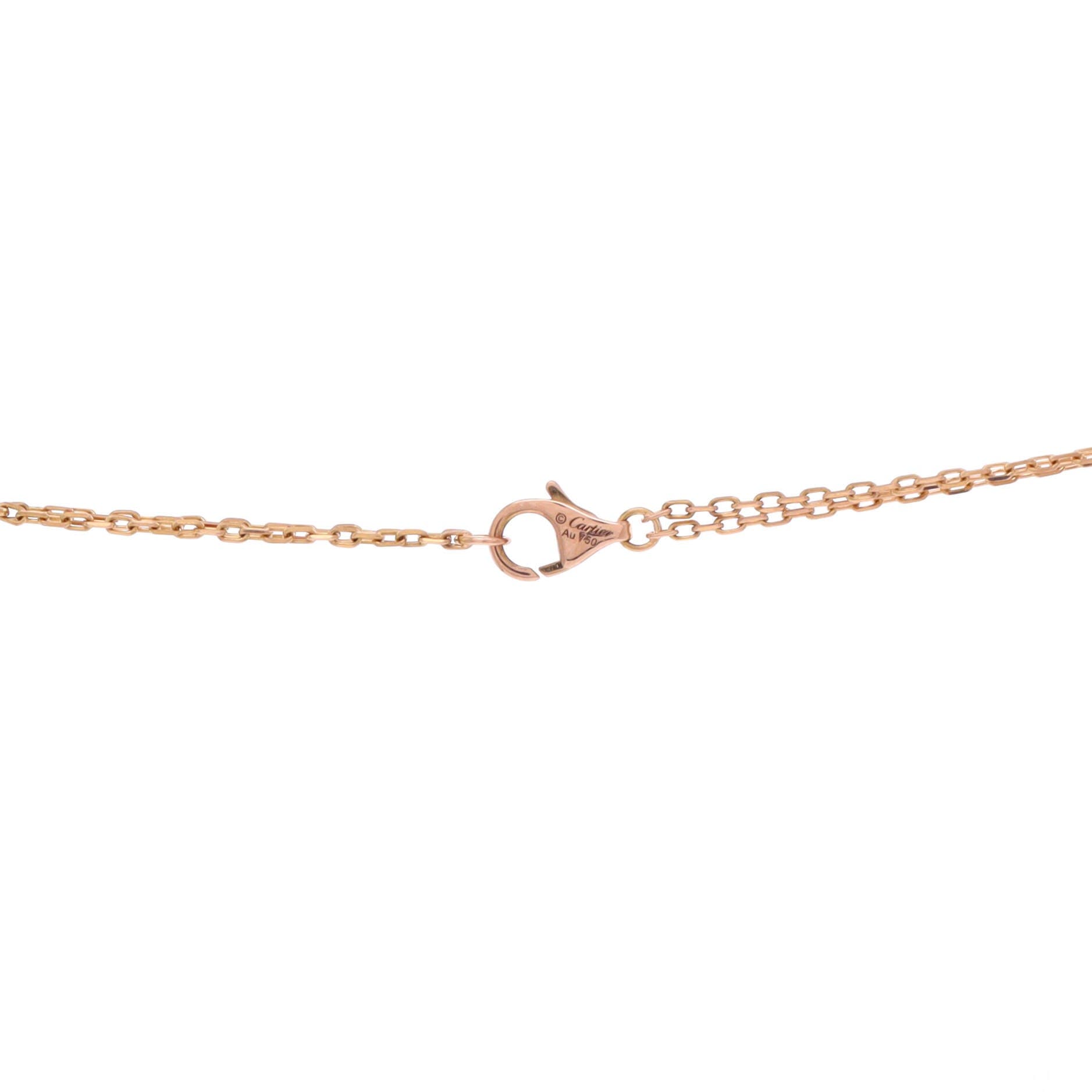 2 Diamonds Love Pendant Necklace 18K Rose Gold and Diamonds, Alternate, color, Metallic Gold