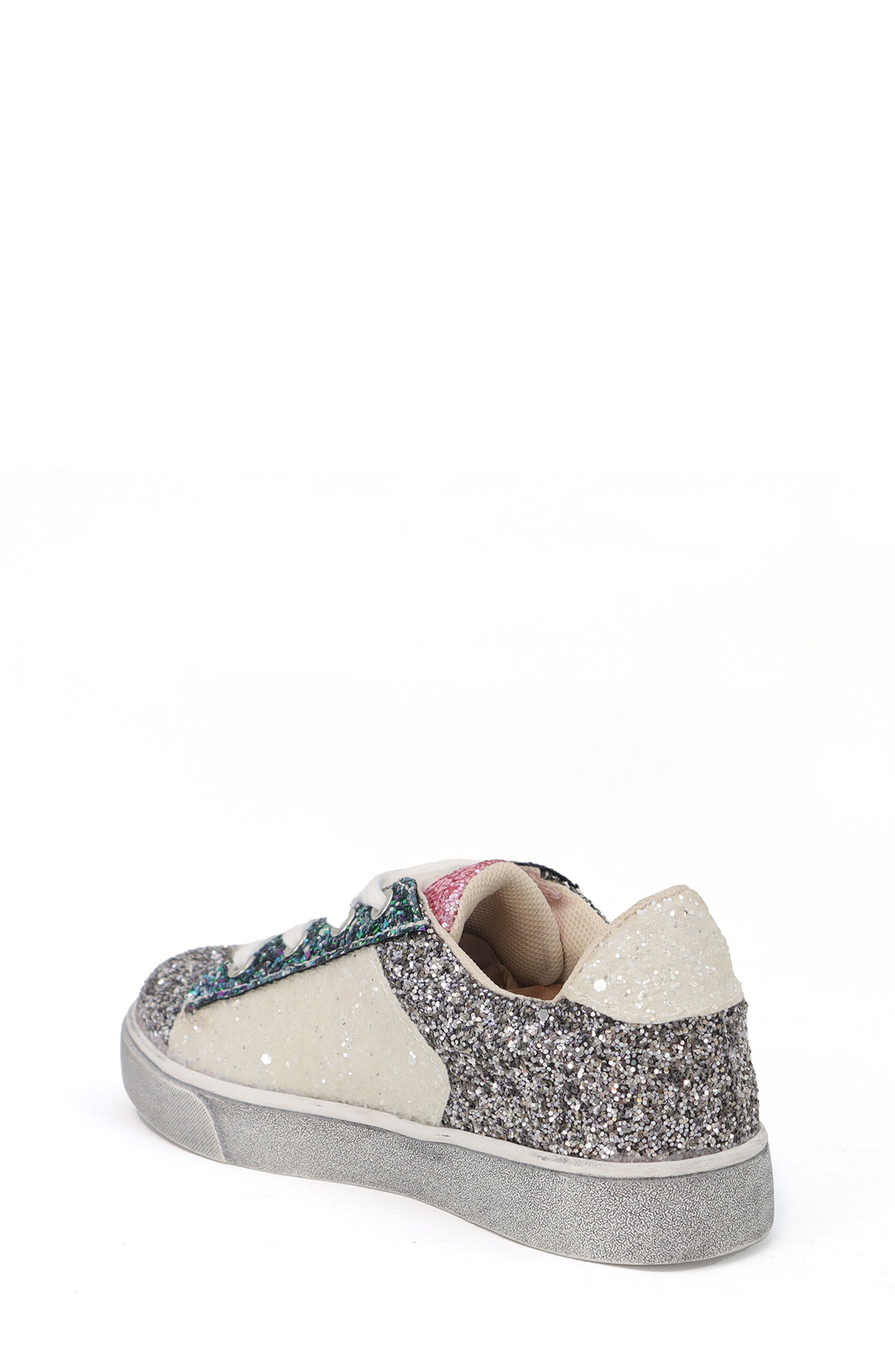 YOKI Kids' Glitter Sneaker, Alternate, color, 