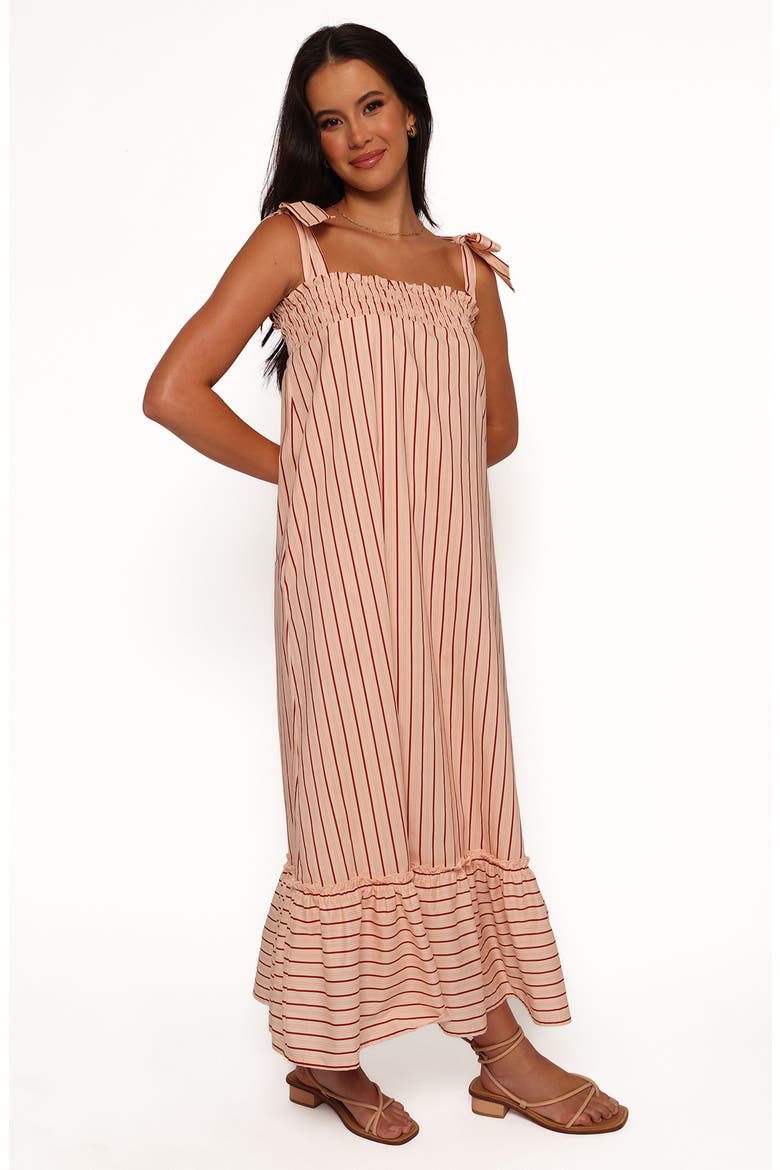 Irina Stripe Maxi Dress, Alternate, color, PINK STRIPE