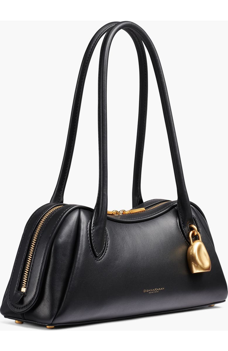 Donna Karan New York Terry Shoulder, Alternate, color, Blk/Gold