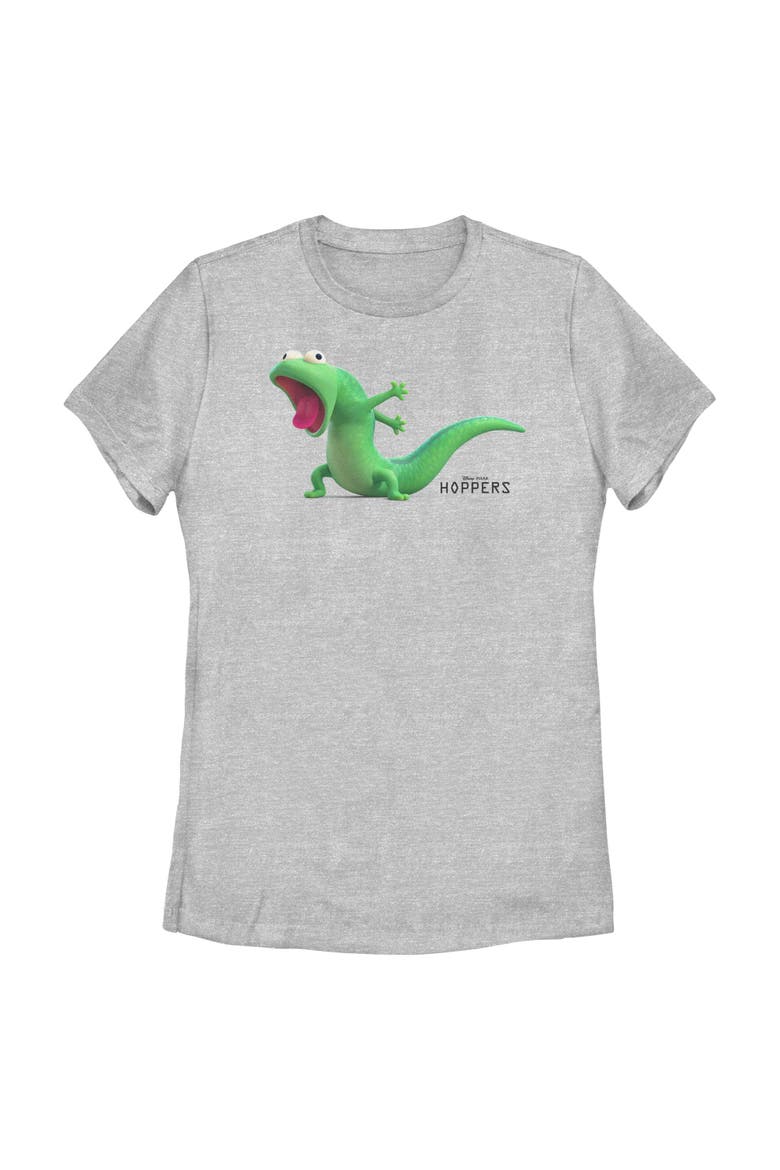 Women's Hoppers Tom Lizard Excitement Pose  Graphic T-Shirt, Main, color, Athletic Heather