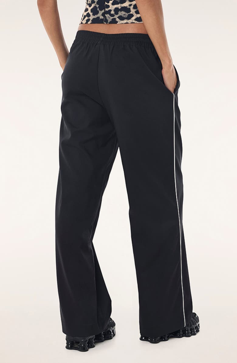P.E Nation Paradiso Wide Leg Performance Pants, Alternate, color, Black