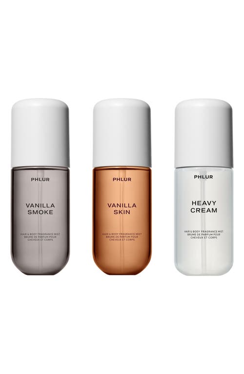 Phlur Decadent Body Mist Layering Set $65 Value In Transparent