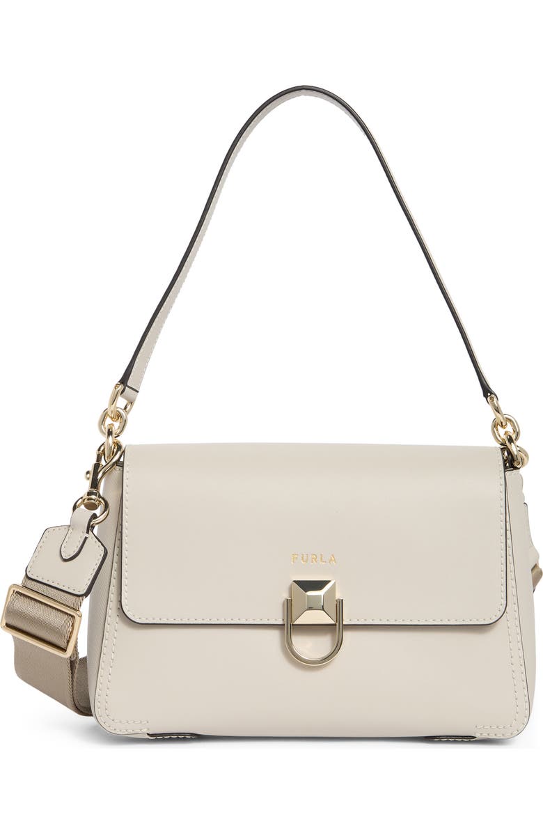 Furla Circle Shoulder Bag, Main, color, Perla E