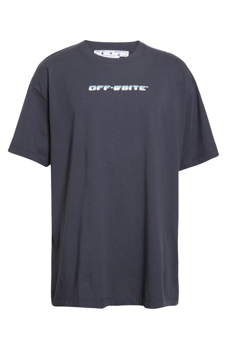 Off-White Between Arrow Oversized Cotton Graphic Tee, Alternate, color,