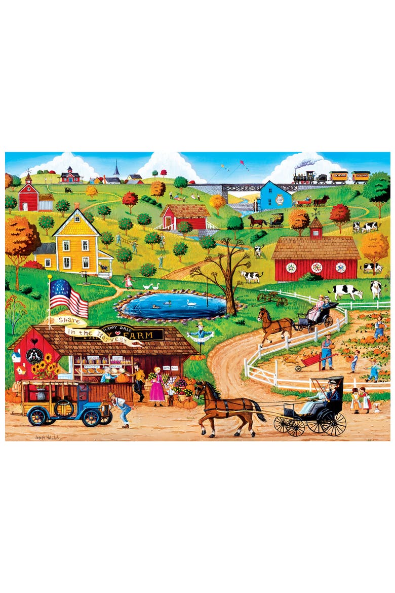 Share in the Harvest 300 Piece Puzzle, Alternate, color, Multicolor