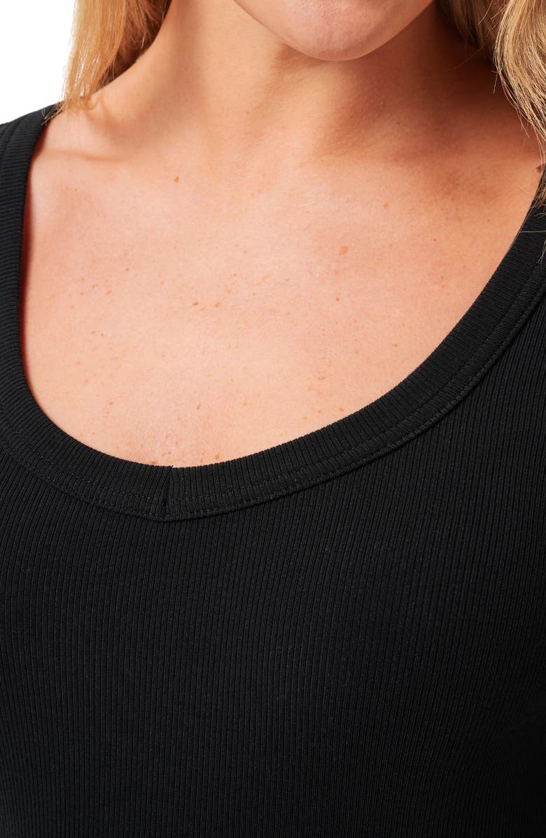 TravisMathew Cloud Rib Top, Alternate, color, Black