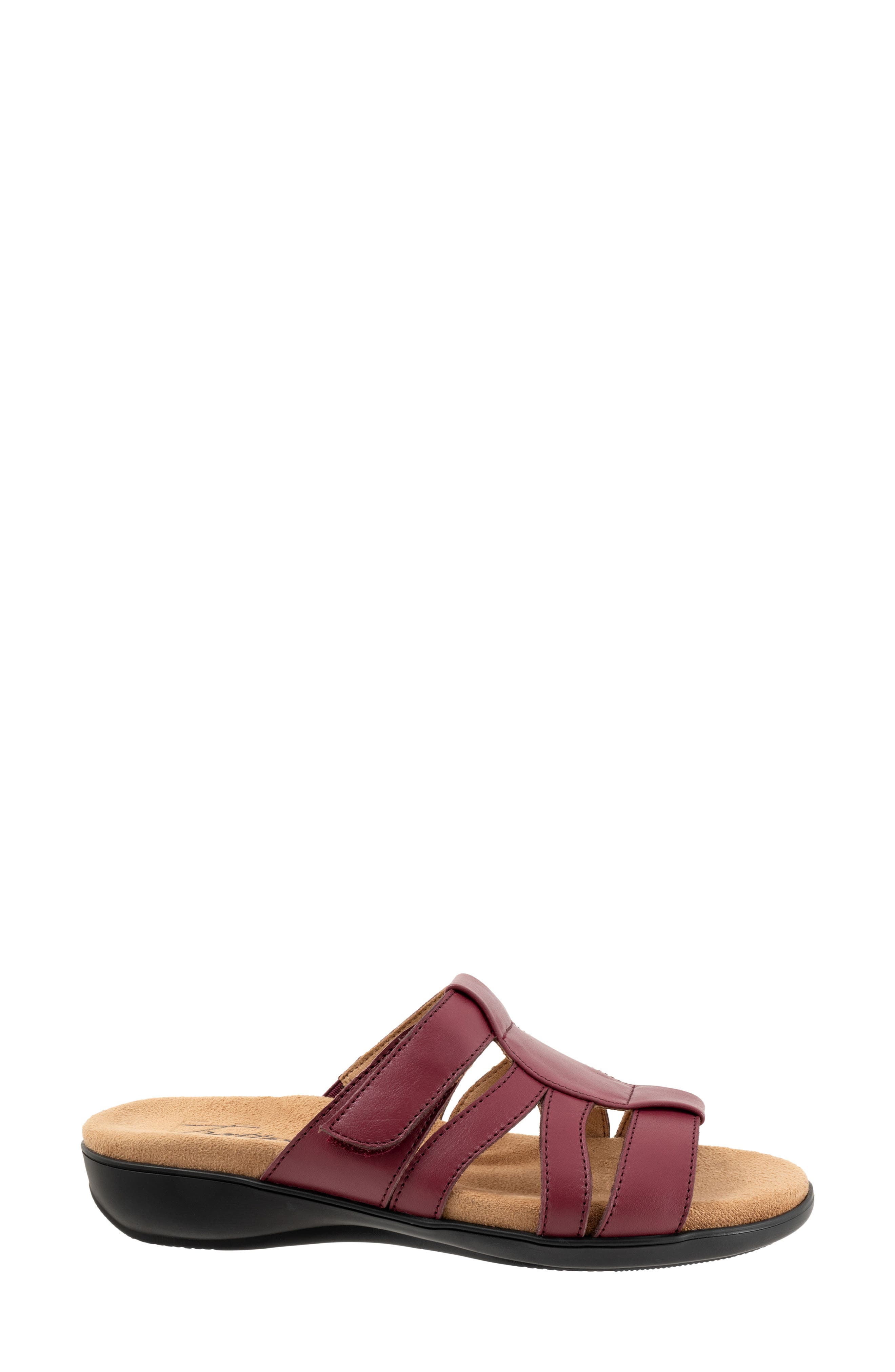 Ramona Slide Sandal, Alternate, color, CHERRY
