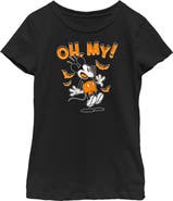 Mickey & Friends Girl's Mickey & Friends Mickey Halloween Oh My  Graphic T-Shirt