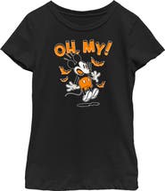 Mickey & Friends Girl's Mickey & Friends Mickey Halloween Oh My Graphic T-Shirt