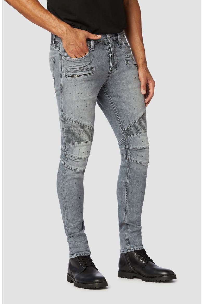 Blinder Biker Skinny Fit Jeans, Alternate, color, ASHED