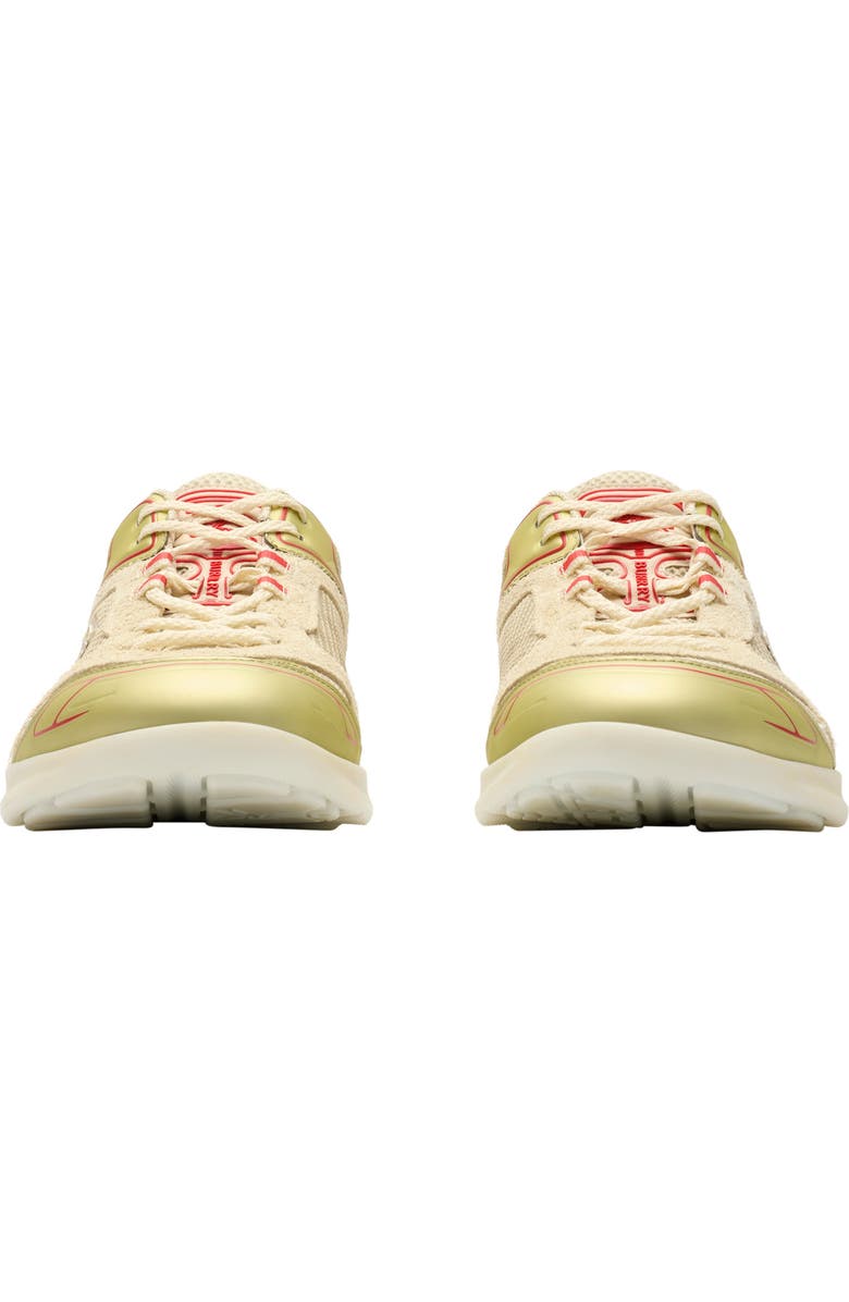 Burberry Check Matrix Sport Sneakers, Alternate, color, Gold/Clam Beige