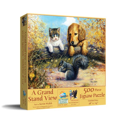 A Grand Stand View 500 piece Jigsaw Puzzle for Adults