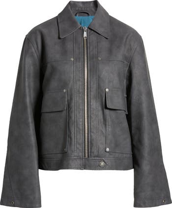 Free People Blair Faux Leather Jacket Nordstromrack