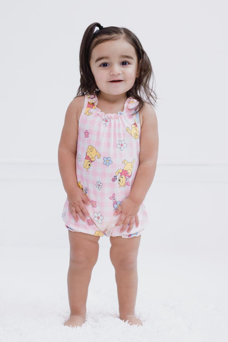 Winnie the Pooh 2-Pack One Piece Bubble Rompers, Alternate, color, Ivory Pink Pooh