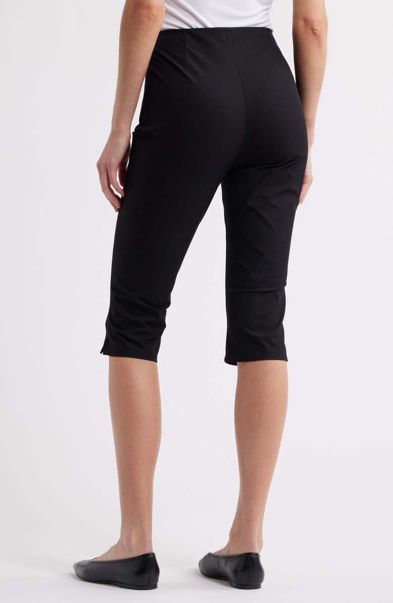 Theory Approach Capri Pants, Alternate, color, Black