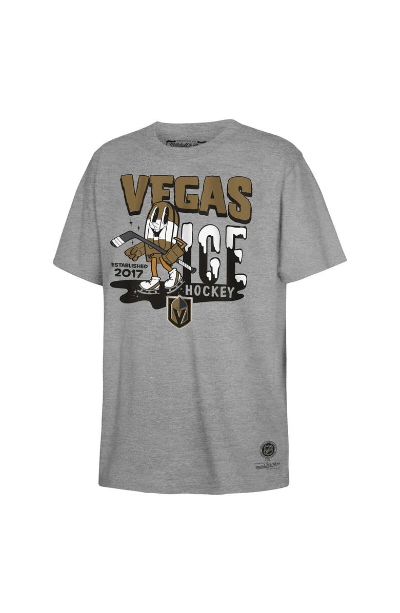 Mitchell & Ness Youth Mitchell & Ness Gray Vegas Golden Knights Popsicle T-Shirt, Main, color, Gray