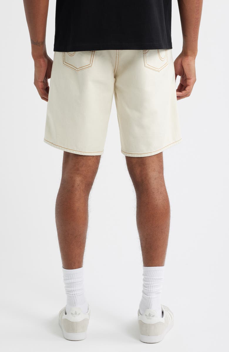 ICECREAM Cream Jean Strawberry Fit Denim Shorts, Alternate, color, Whisper White