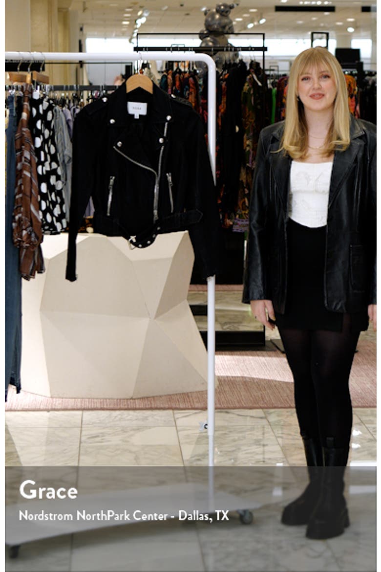 Tracy Faux Leather Moto Jacket video