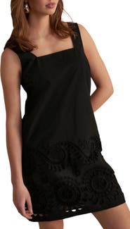 NEXT Cutwork Sleeveless Cotton Minidress
