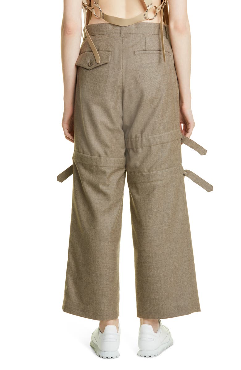 Noir Kei Ninomiya Women's Wool Gabardine Pants, Alternate, color,