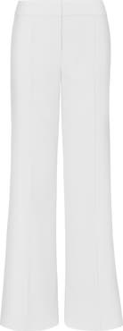 Milly Nash High Waist Cady Wide Leg Pants