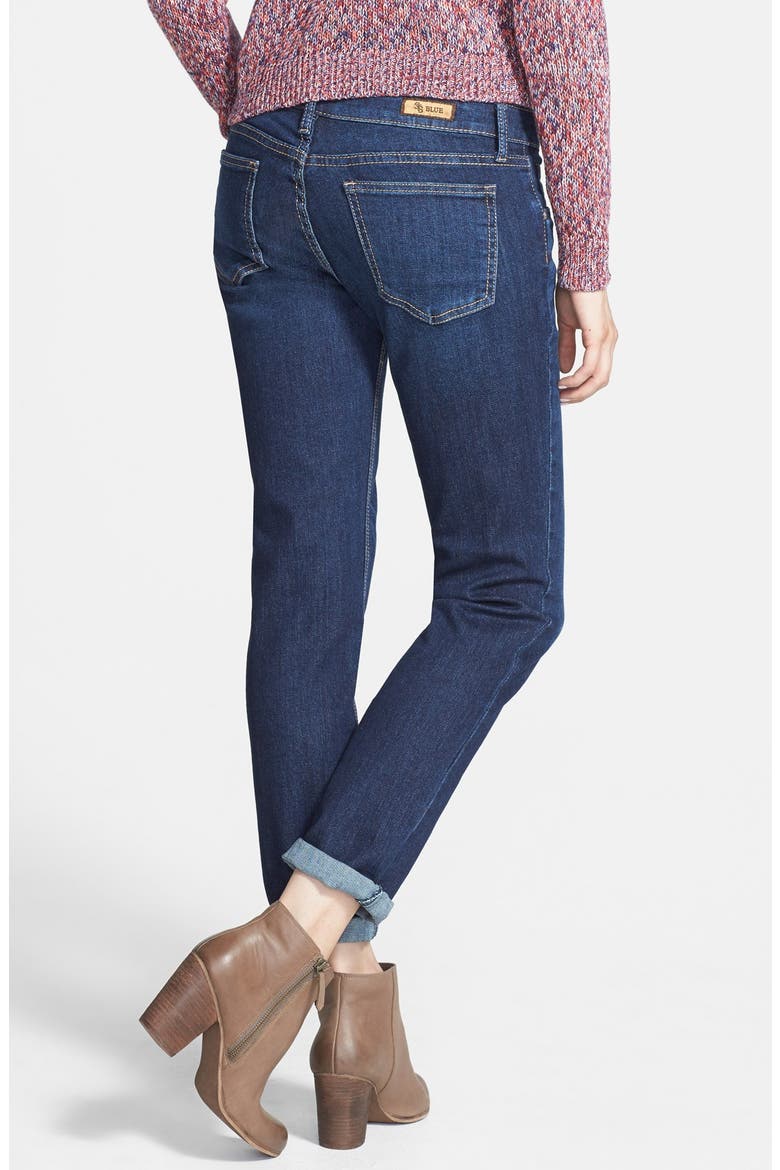 'Joey' Boyfriend Jeans, Alternate, color, DARK WASH