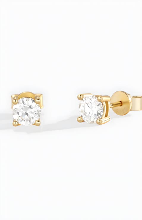 Classic Moissanite Stud Earrings