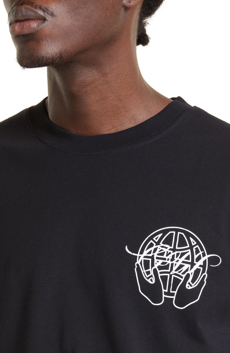 Off-White Hand Arrow Slim Fit Cotton Graphic Tee, Alternate, color, 