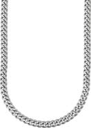 CANDELA JEWELRY Sterling Silver Cuban Chain Necklace
