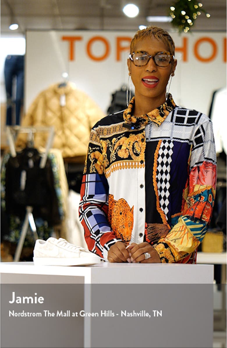 Blazer Low '77 SE Floral Jacquard Sneaker, sales video thumbnail