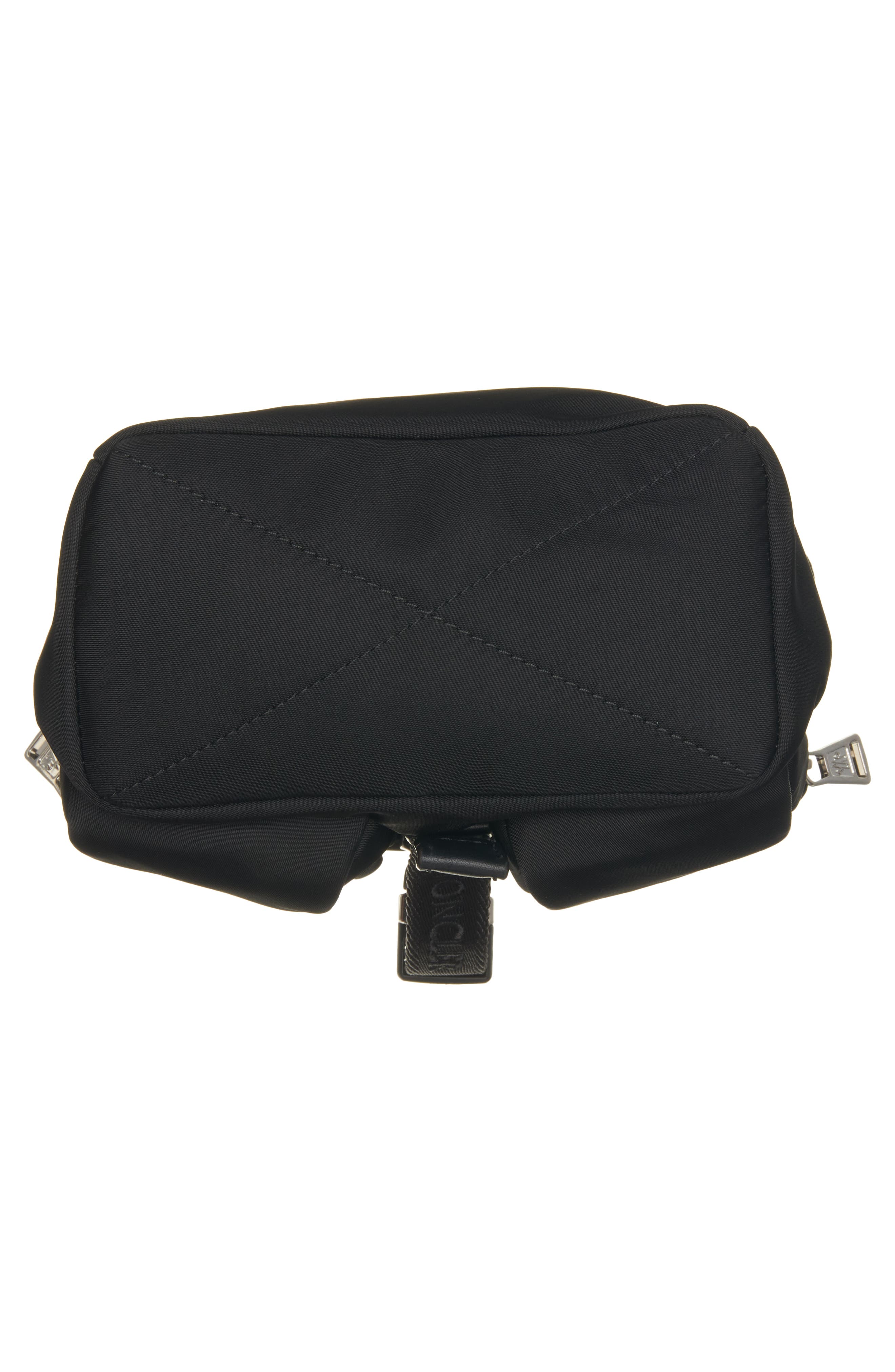 Moncler Mini Trick Crossbody Bag, Alternate, color, Black