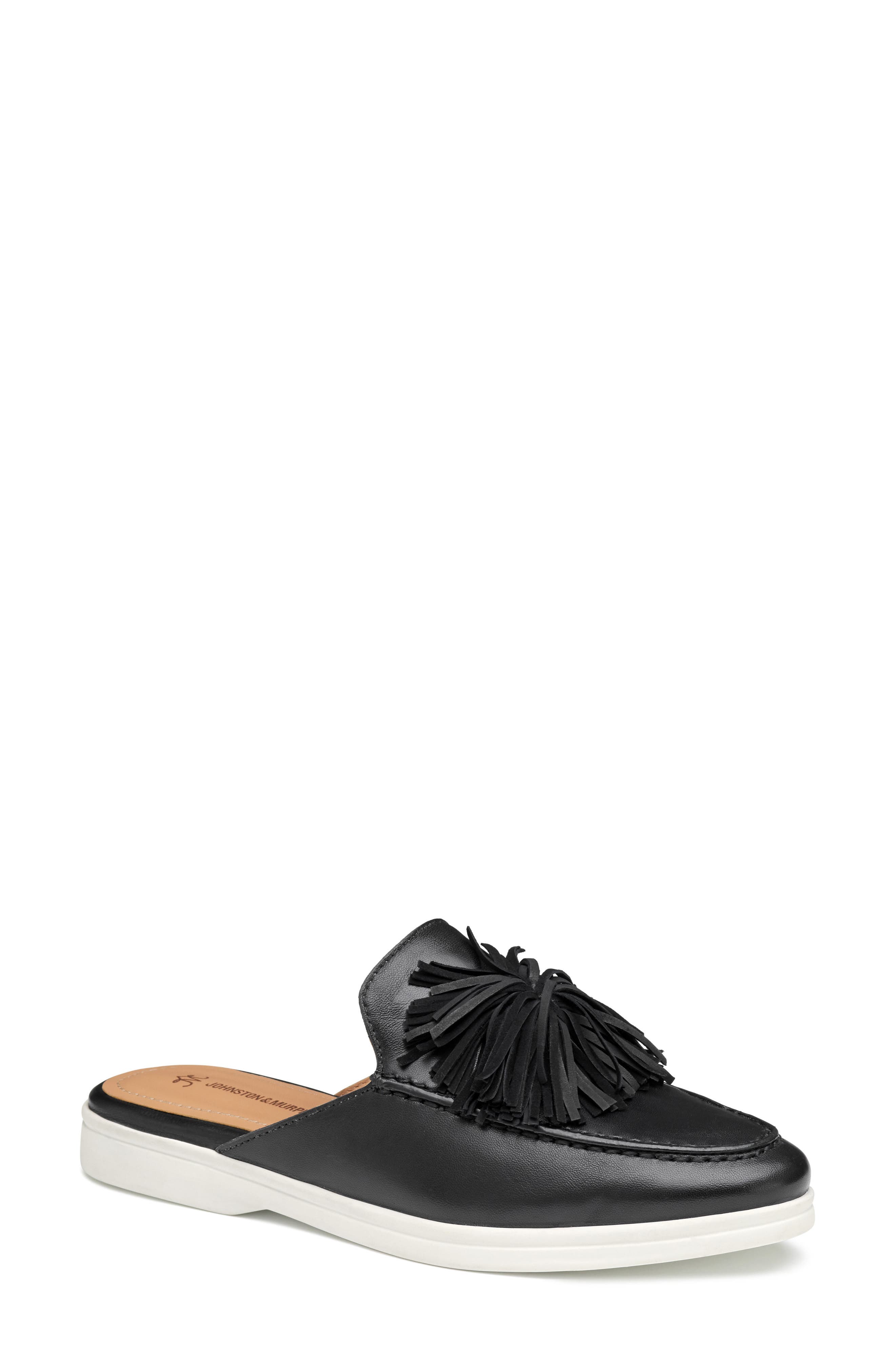 Johnston & Murphy Darlene Fringe Mule, Main, color, 