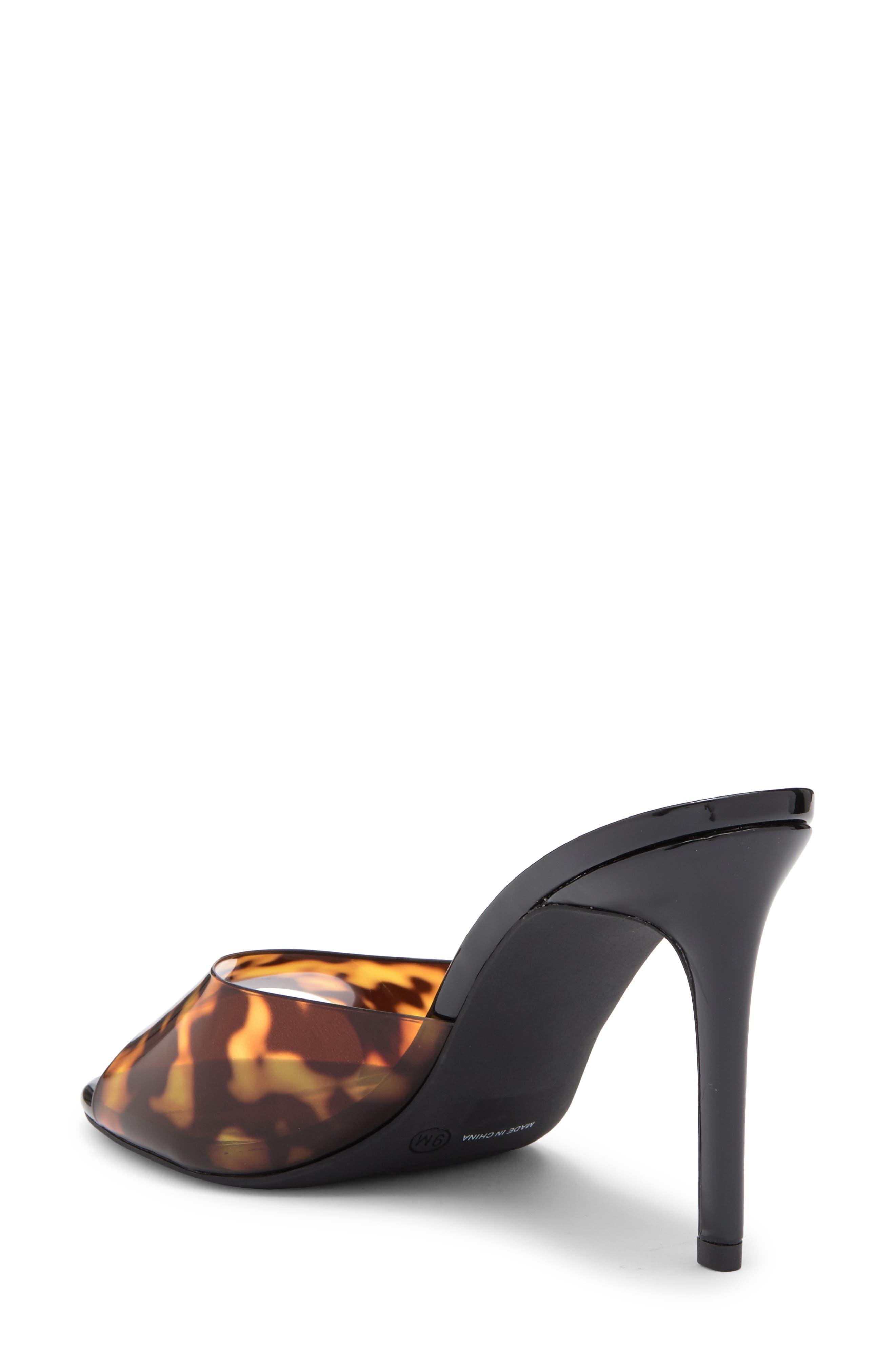 Abound Paz Spike Heel Sandal, Alternate, color, Black Tortoise