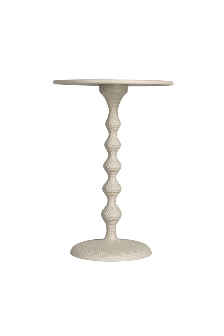 Hammered Table, Alternate, color, White