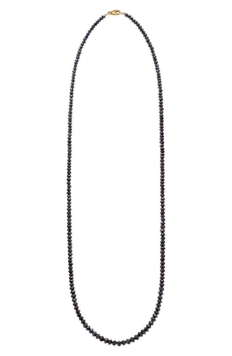 Sethi Couture Black Diamond Beaded Necklace, Main, color, Black Diamond