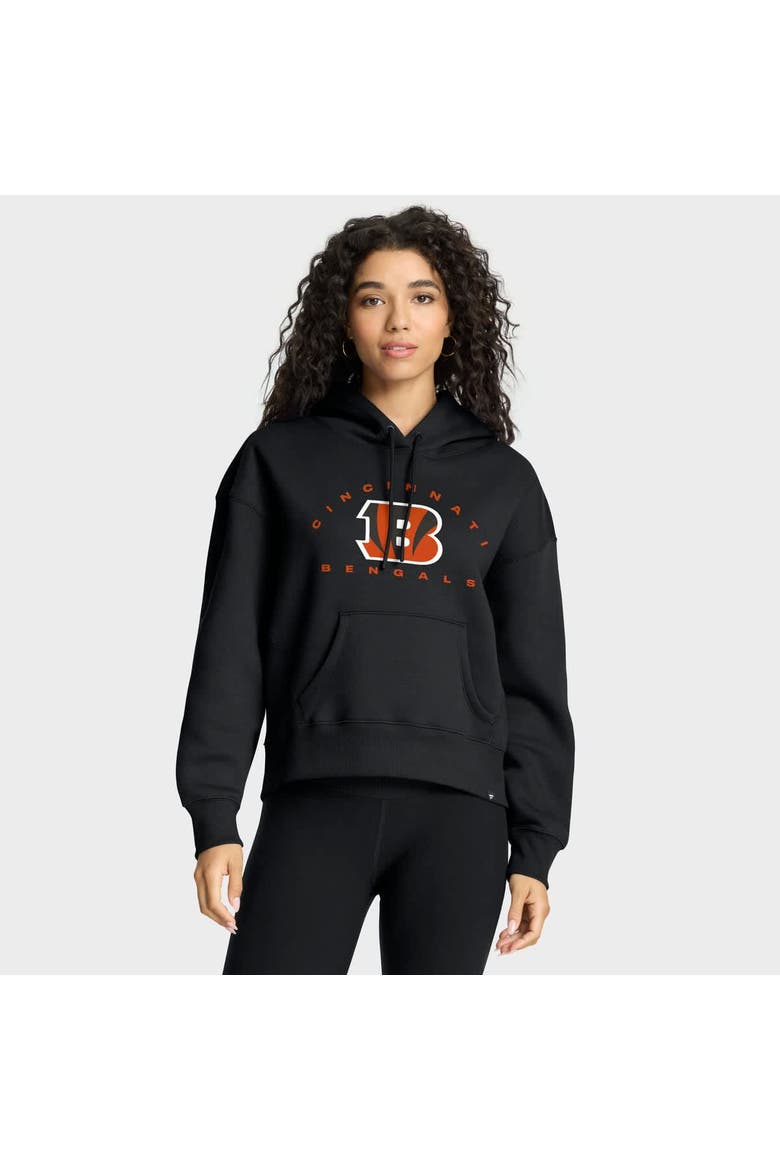 Women's Fanatics Black Cincinnati Bengals Eligible Receiver Legacy Pullover Hoodie, Main, color, Black