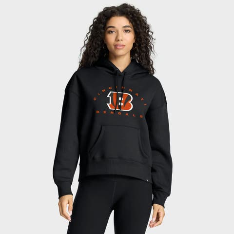 Women's Fanatics Black Cincinnati Bengals Eligible Receiver Legacy Pullover Hoodie