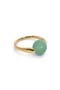 selected 18Ct Gold Vermeil / Green Av