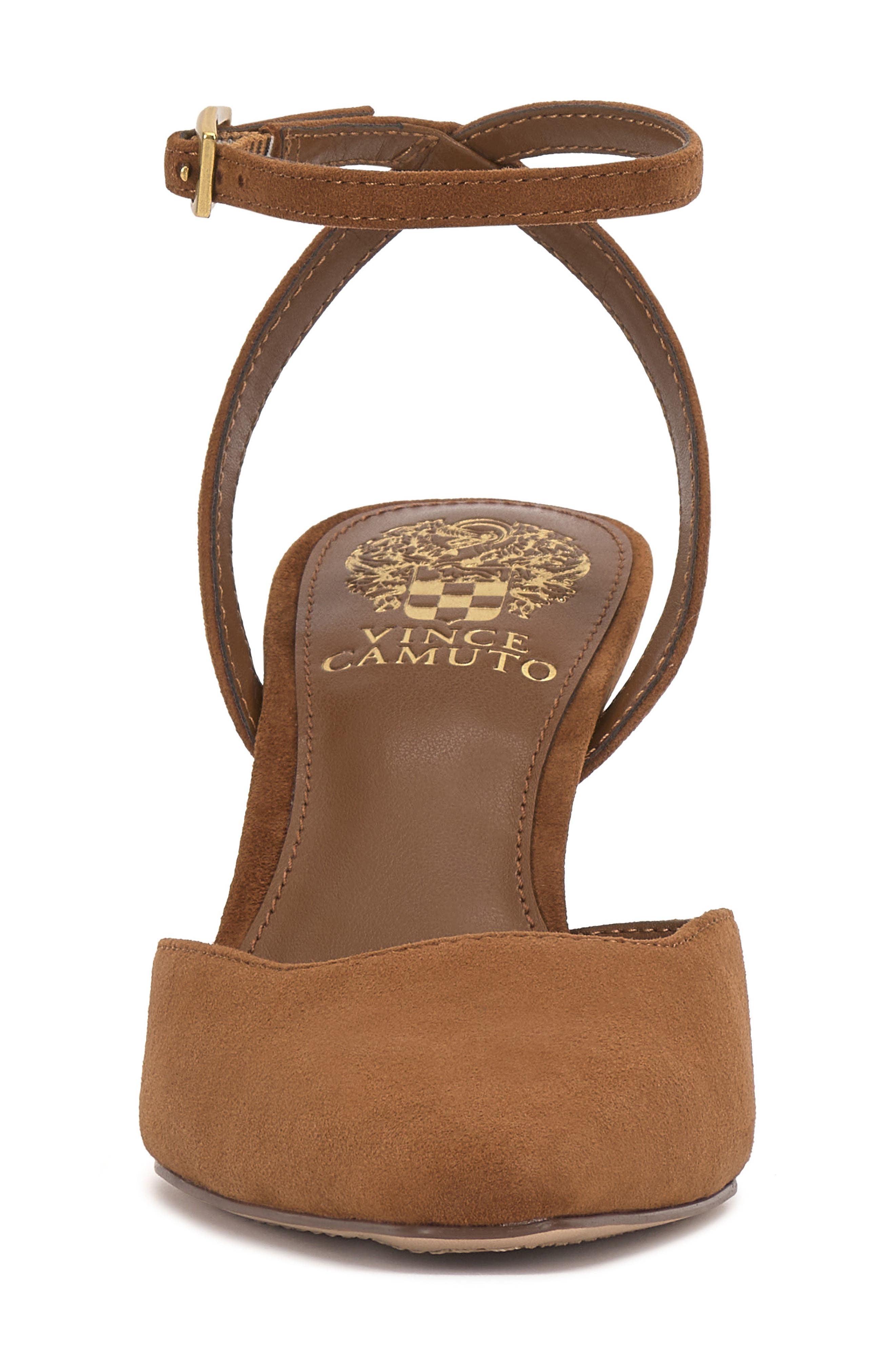 Galees Ankle Strap Pump, Alternate, color, BURNT SUGAR TORANO SUEDE