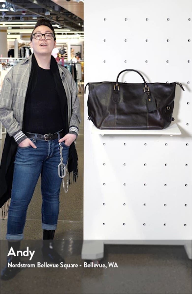 Leather Travel Bag, sales video thumbnail