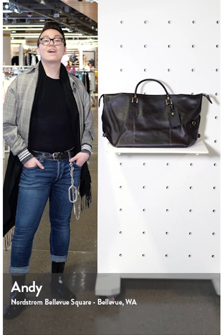 Leather Travel Bag video
