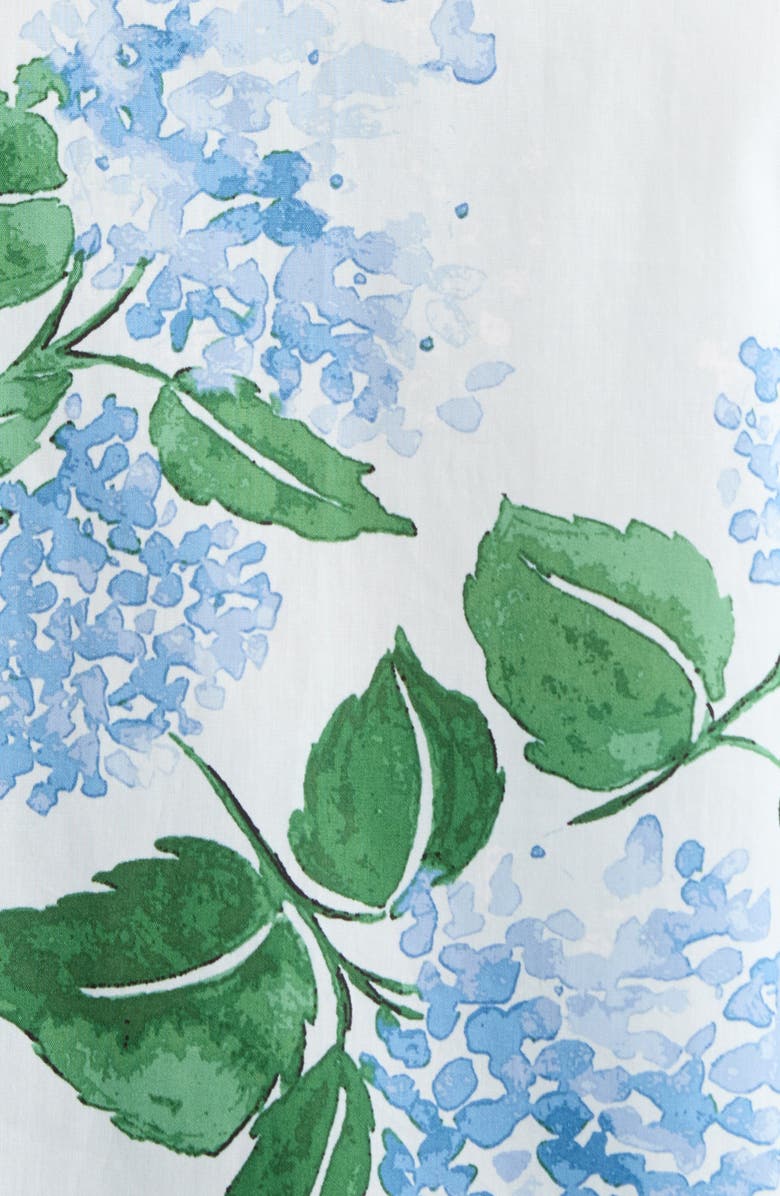 SUGARLIPS Terri Floral Puff Sleeve Top, Alternate, color, Blue-Green-Mul