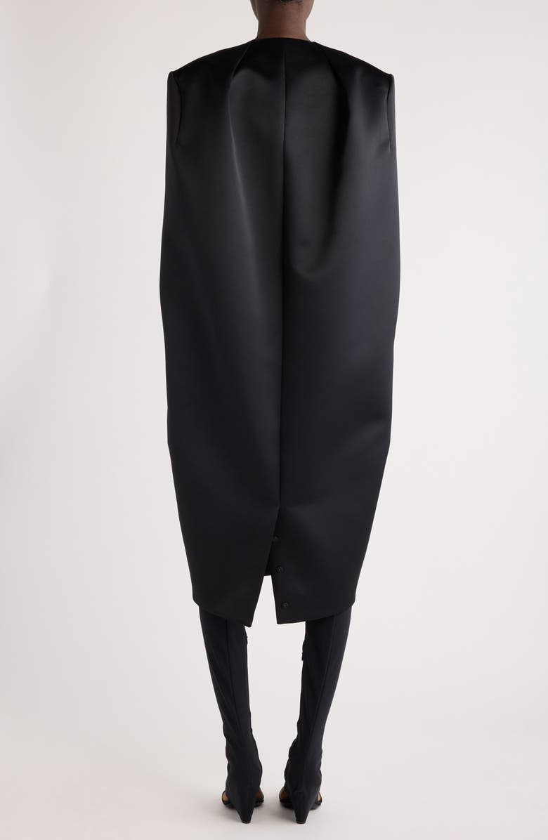 Courrèges Illusion Satin Cape, Alternate, color, 