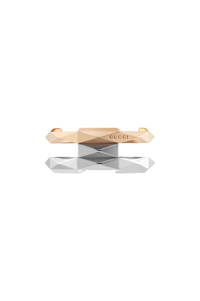 Link to Love Double Ring, Alternate, color, NO COLOR