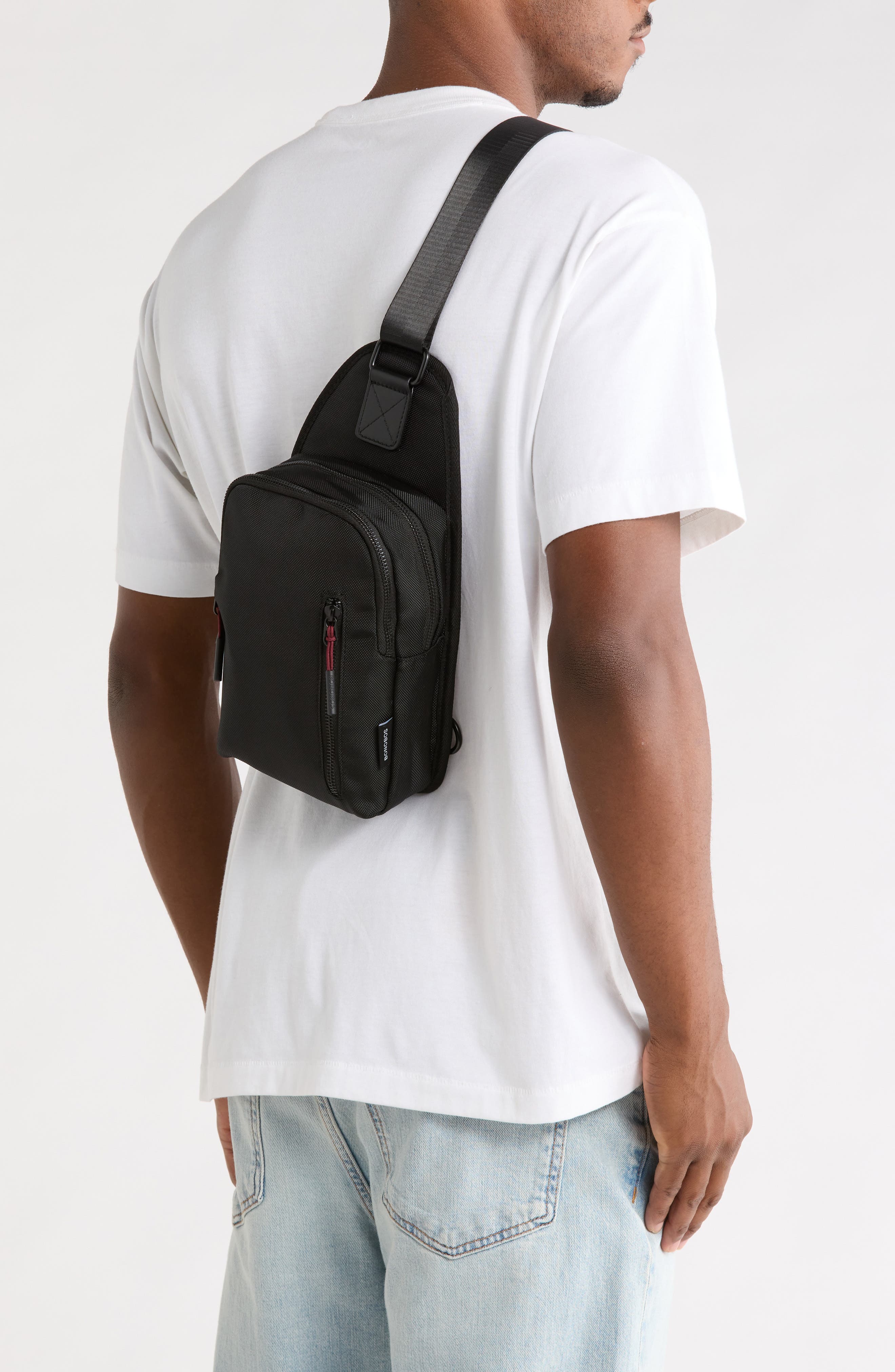 Ballistic Sling Bag, Alternate, color, BLACK