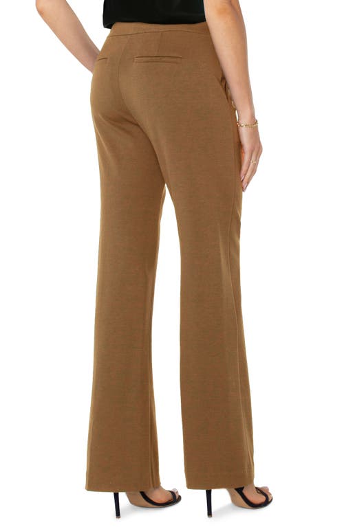 Liverpool Los Angeles Kayla Wide Leg Pull-on Trousers In Brown